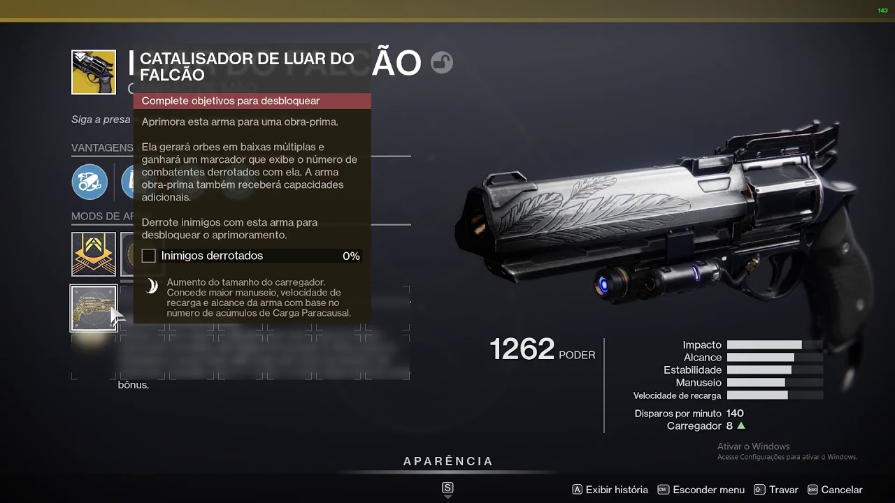 Quest Luar do Falcão Solo Warlock