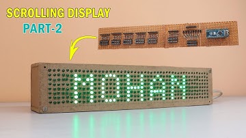 How to make a Scrolling Display at home || घर में बनाओ ये Display और लिखो कोई भी Text 🔥