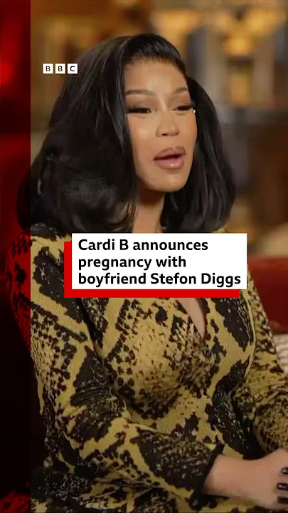 Cardi B announces pregnancy with boyfriend Stefon Diggs. #CardiB #BBCNews