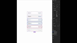 Search Bar component in Figma #designsystems #uikit