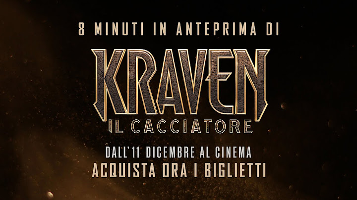 Kraven - Il Cacciatore - Dall'11 dicembre al cinema - I primi 8 minuti del film