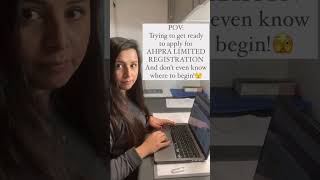 AHPRA documents for LIMITED REGISTRATION