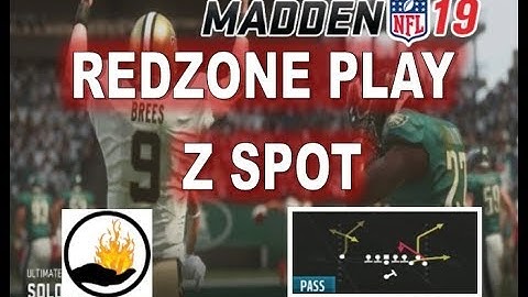 MADDEN 19 REDZONE PLAY - USE THIS GLITCHY PASS ROUTE FOR EASY TDS