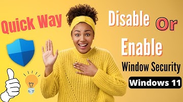 How to Disable or Enable Windows Defender on Windows 11 ( 2025 ) | Windows Security