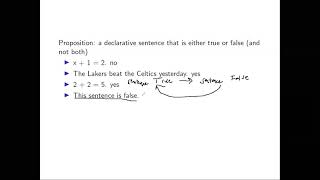 Propositional Logic 1