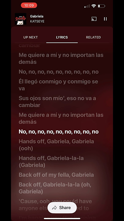 Gabriela lyrics (Daniela’s Spanish part)#katseye #fypシ゚viral @katseyeworld
