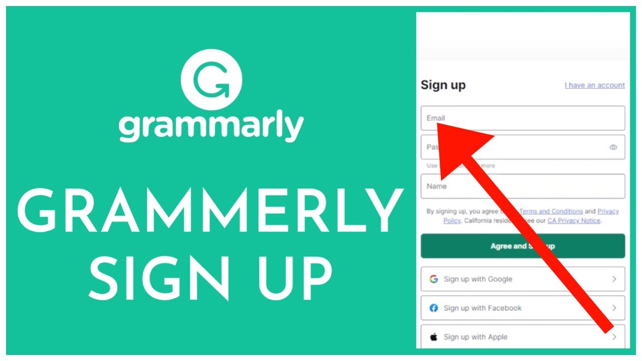 grammarly sign up free