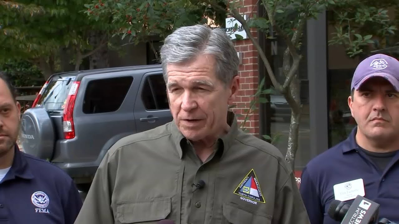 Gov. Cooper gives update on Helene destruction - YouTube