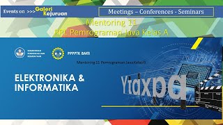 Mentoring 11 RPL Pemrograman Java Kelas A