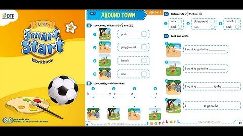 TIẾNG ANH LỚP 2, iLEARN SMART START 2, UNIT 6, GIẢI BÀI TẬP SÁCH WORKBOOK TRANG 38&39.