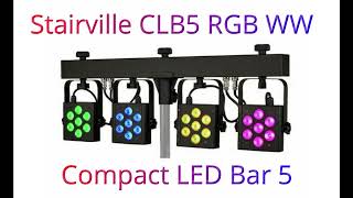 Stairville CLB5 WW Compact LED Bar 5 YouTube