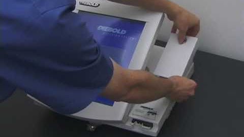 Access Diebold AccuVote-TS Electronic Voting Machine - angle view