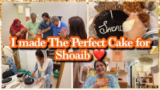 3 celebrations in 1 day | I made perfect cake for shoaib’s bring in | trick for delicious cake