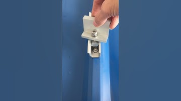 Thumbnail of solar clamp installed on the metal roof clamp,solar mounting