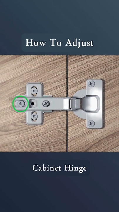 How to adjust cabinet hinge #hinge #adjustment #interior #cabinet #furniturehardware #kitchenware
