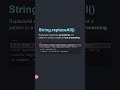 ⚡ String.replaceAll() - JavaScript Trick You NEED #Shorts