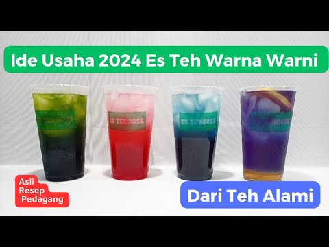 Resep Es Bunga Telang Lemon