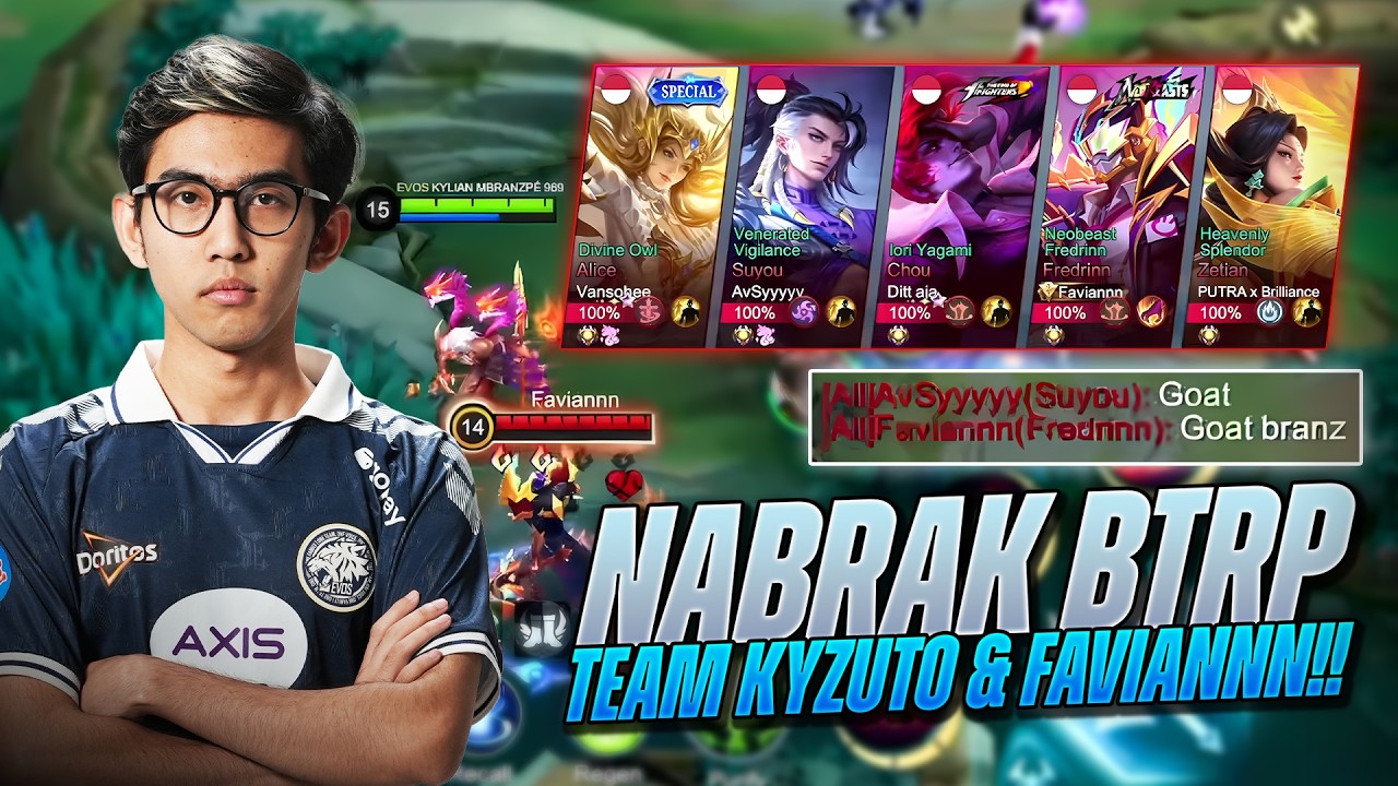 NABRAK BTRP TEAM KYZUTO & FAVIANNN !!! MOSKOV BRANZ MODE EWC !!!