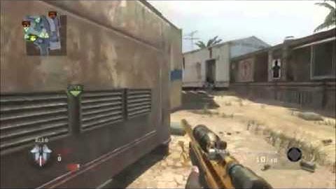 Blackops - Amazing no scope across map