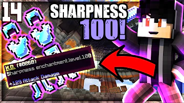 CRAZY SHARPNESS 100 SWORD!! | Minecraft SKYBLOCK #14 (Skybounds)