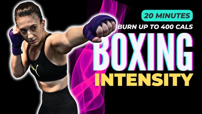 BURN 600-900 CALORIES In 20 Minute Shadow Boxing Workout // SERIOUS SWEAT!  