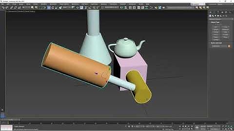 Working With Objects in 3ds max 2021