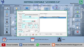 Sistema Contable en Excel "e!CONSIS 3.0" - Proveedores - Clientes - Trabajadores - Parte 03