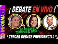 Mira lo que est pasando en el debate presidencial en vivo