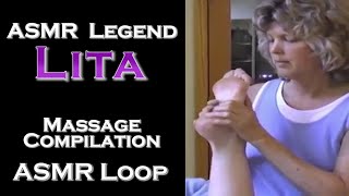ASMR Loop: ASMR Legend Lita  Massage Compilation  1 Hour