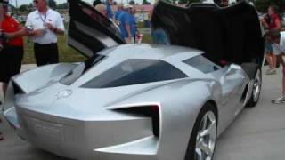 Corvette Stingray Concept Car- driving at the NCM