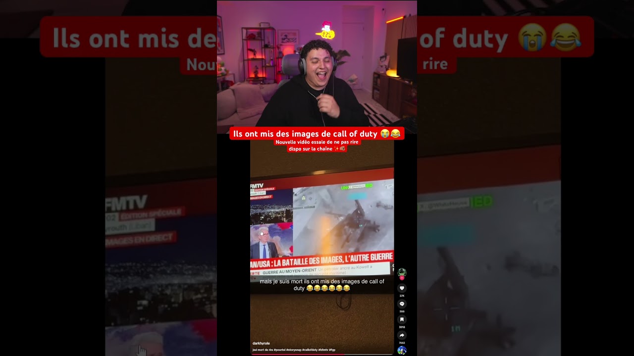 Des images de call of duty au journal 😭😂