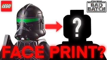 Custom Crosshair Face Print! (LEGO Star Wars The Bad Batch)