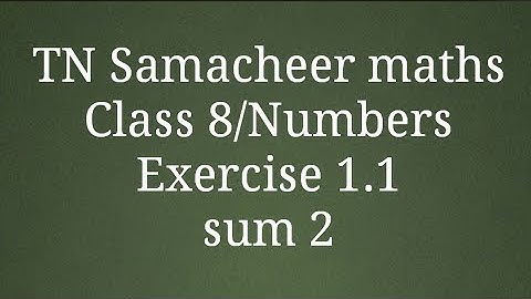 Sum 2 Exercise 1.1 True or False Class 8 Nithyaganesh Maths
