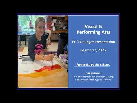 Arts and Athletic Departments Pitch Staffing Expansions for FY27 Budget Cycle