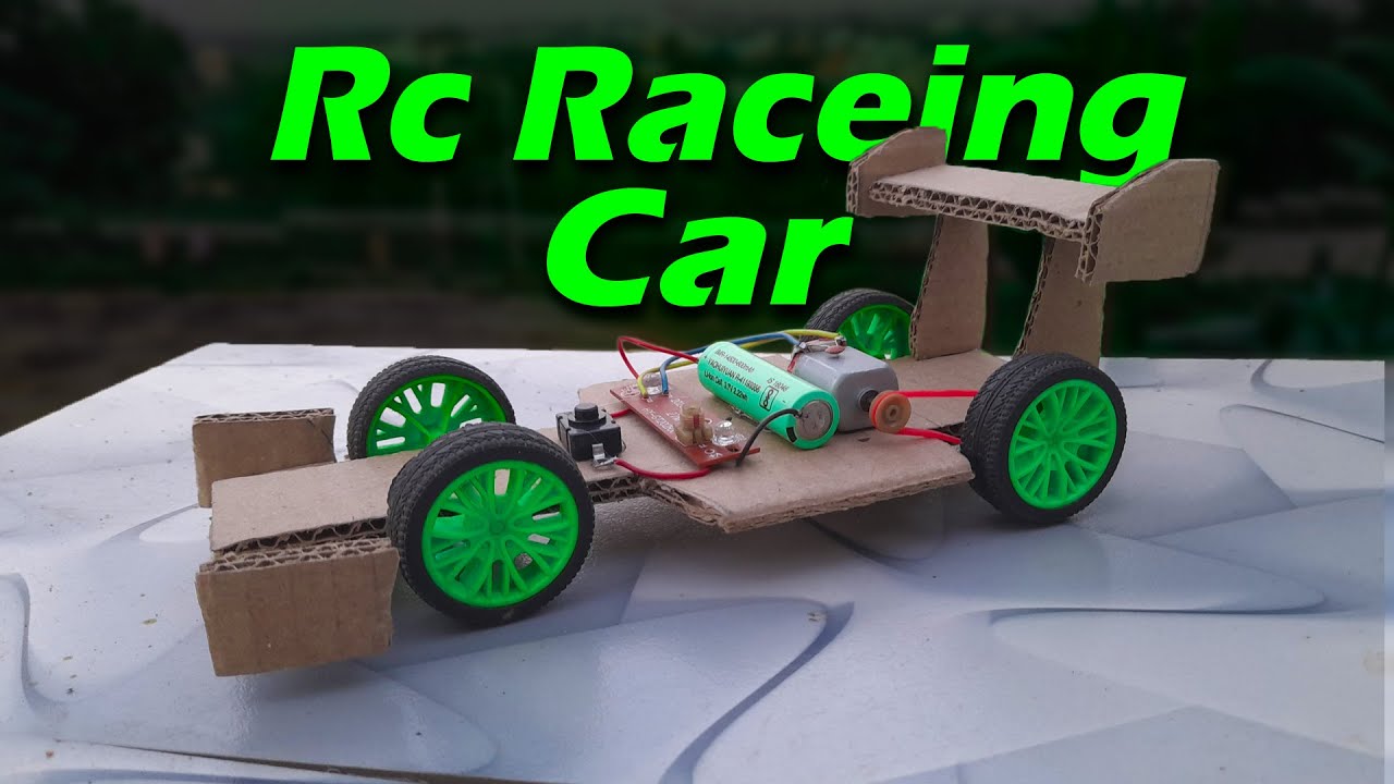 DIY Cardboard RC F1 Racing Car. Easy to make at home - YouTube