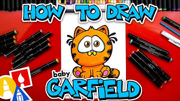 How To Draw Baby Garfield