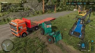 FS 22 - Silverrun forest, removing all trees from the map Ep 10