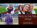 day in my life ~ college gameday!!!!