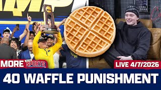Kody Eats 40 Waffles Because Michigan Won The National Championship | Mostly Sports