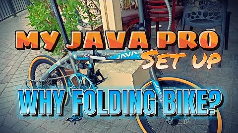 MY JAVA PRO SET UP | ADVANTAGES OF USING A FOLDING BIKE | VLOG#26