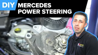 Mercedes Power Steering Replacement (Pump, Reservoir, Drive Belt Tensioner - E320)