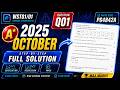 S1 2025 OCT Q1 | WST01/01 P84842A | Q1 Explained Step-by-Step | Edexcel Statistics| IAL Math