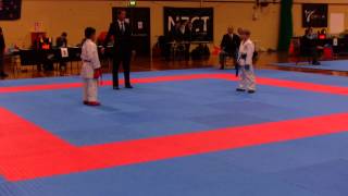 NZ Open Karate Championship 2014 (8/9 years old Kumite) semi final