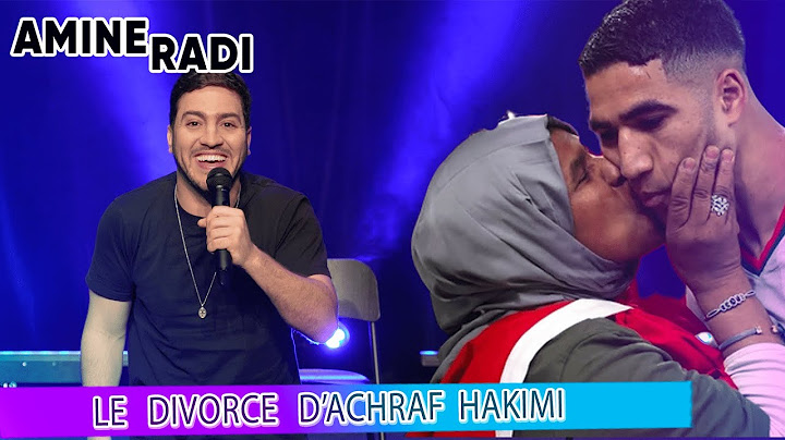 Amine Radi : le divorce d'Achraf Hakimi !