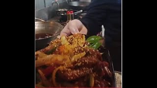 A typical workday in a Vietnamese kitchen.