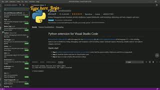 How to install Python Jinja extension in VS Code editor