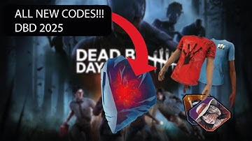 DEAD BY DAYLIGHT  ALL & WORKING CODES  2025 DBD CODES +FREE SKINS