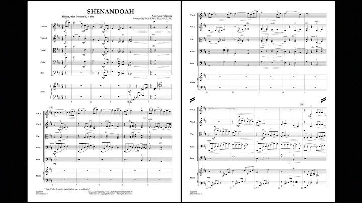 Shenandoah arranged by Bob Krogstad