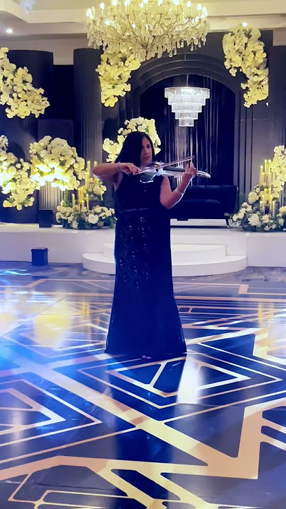 Stunning Violin Performance of “Kabhi Khushi Kabhie Gham” at Roshni & Rohit’s Reception 🎻✨