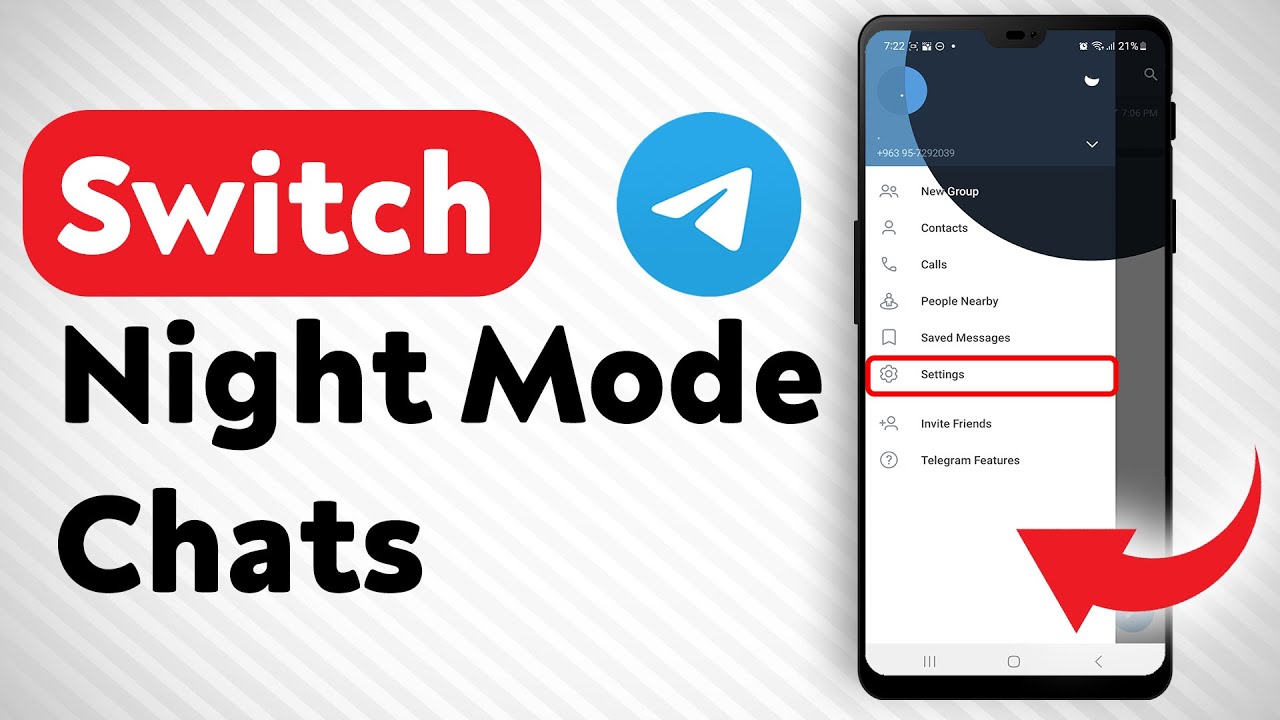 Telegram Night Routine How To Switch To Night Mode In Chats On Telegram - Full Guide - YouTube